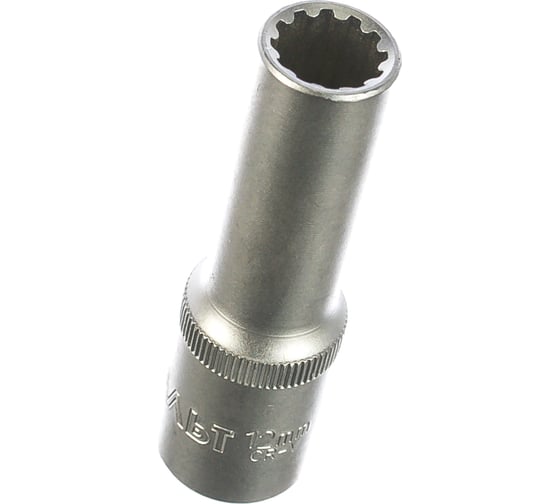 Головка торцевая универсальная (12 мм; 1/2''; SPLINE; Cr-V) КОБАЛЬТ 643-743 1