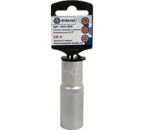 Головка торцевая универсальная (18мм, 1/2", SPLINE, Cr-V) КОБАЛЬТ 643-804