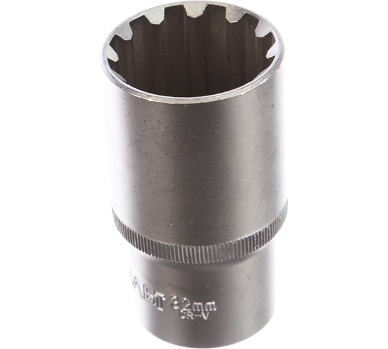 Головка торцевая универсальная (32мм, 1/2", SPLINE, Cr-V) КОБАЛЬТ 643-873