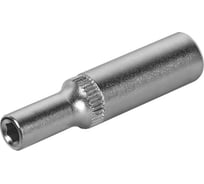 Глубокая торцевая головка КОБАЛЬТ 1/4, 4мм, Cr-V 643-880