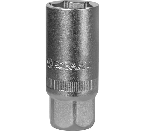Головка торцевая свечная (1/2", 21мм, Cr-V) КОБАЛЬТ 643-484
