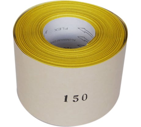 Бумага наждачная на бумажной основе №8 (115 мм х 50 м; P150; рулон) SANTOOL 061215-050-150