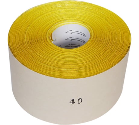 Бумага наждачная на бумажной основе №40 (115 мм х 50 м; P40; рулон) SANTOOL 061215-050-040