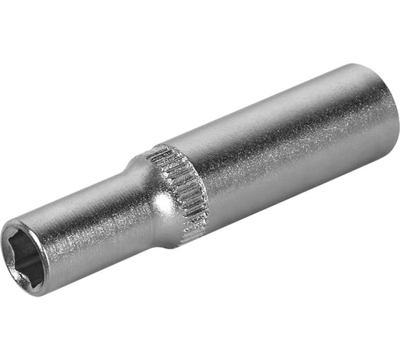 Глубокая торцевая головка 1/4, 6мм, Cr-V КОБАЛЬТ 643-903 1