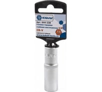 Глубокая торцевая головка 3/8, 14мм, Cr-V КОБАЛЬТ 644-238