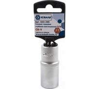 Глубокая торцевая головка 3/8, 21мм, Cr-V КОБАЛЬТ 644-290