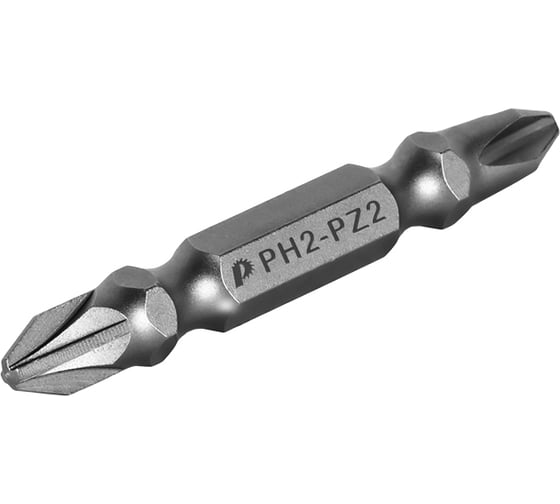 Бита двусторонняя PH2-PZ2 Мастер (3 шт; 50 мм) ПРАКТИКА 776-348
