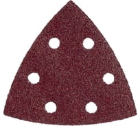 Лист шлифовальный по дереву и металлу (5 шт; 93х93 мм; P40; липучка; 6 отверстий) Metabo 624940000