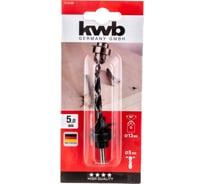 Сверло по дереву и зенкер-насадка (5 мм) KWB 5131-05