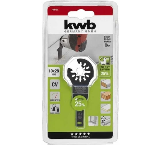 Пильное полотно для работы по дереву ENERGY SAVING (10 мм) KWB 709150