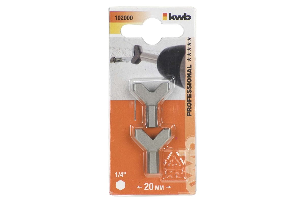 Бит крючковерт (2 шт; хвостовик HEX 1/4) KWB 1020-00 - выгодная цена ...