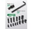 Набор головок ударных шестигранных 16 предметов, 1/2"DR Rockforce RF-4169MPB(52616) 3