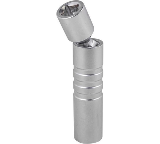 Головка свечная 12-гранная с шарниром 16 мм, 3/8"DR, 70 мм Rockforce RF-807316BM