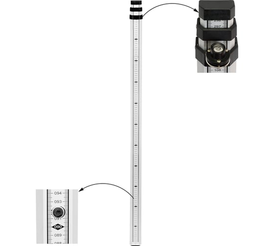 Рейка нивелирная RGK TS-5
