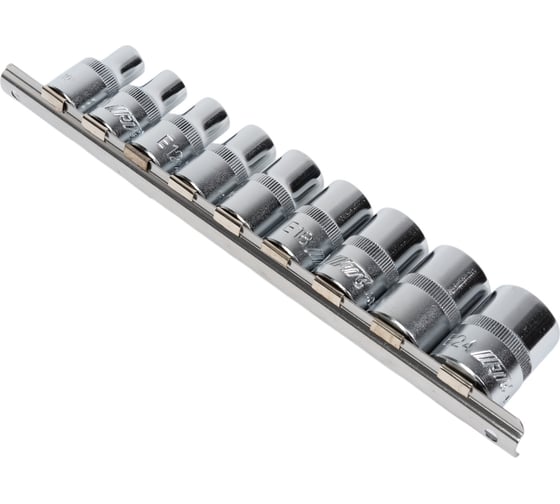 Набор торцевых головок TORX (1/2", E10-E24) 9 предметов JTC H409E
