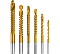 Набор сверл фрезеровальных 6 шт, 3, 4, 5, 6, 6.5, 8 мм vertextools 0987-3-8