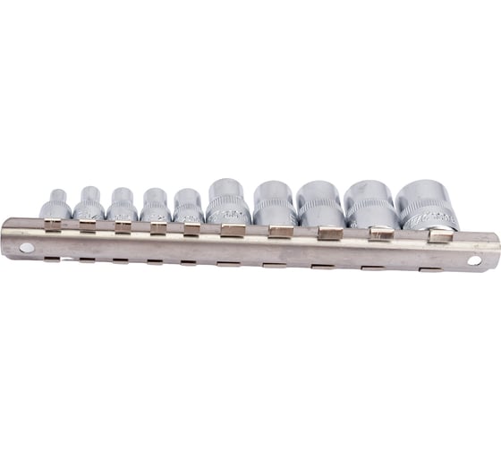 Набор торцевых головок TORX 1/4"-3/8", E4-E18, 10 шт. JTC 3901