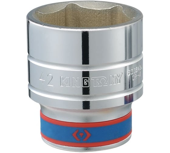 Торцевая стандартная шестигранная головка 3/4", 46 мм KING TONY 633546M 1