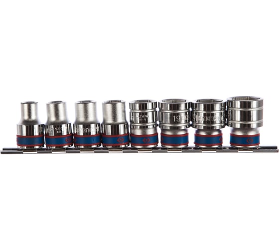 Набор шестигранных торцевых головок 1/2", 10-22мм, 8шт KING TONY 4510MR 1