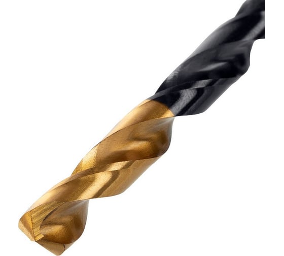 Сверло по металлу Golden Tip 7 мм, HSS-Tin, 10 шт, DIN 338 Denzel 717217