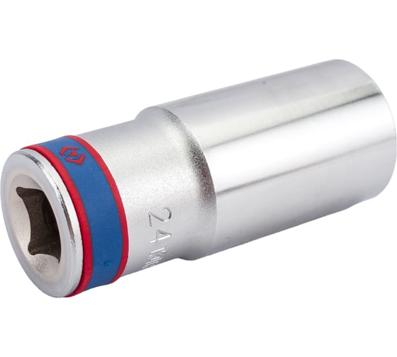 Торцевая глубокая шестигранная головка 1/2", 24мм KING TONY 423524M