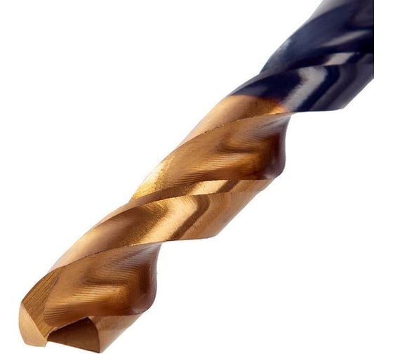 Сверло по металлу Golden Tip 8 мм, HSS-Tin, 8 шт, DIN 338 Denzel 717219