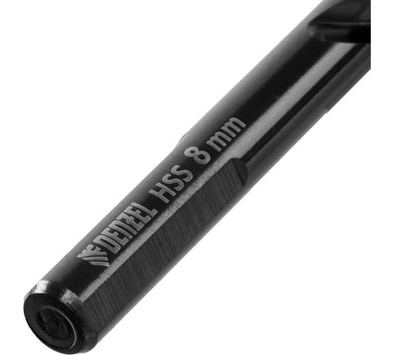 Сверло по металлу Golden Tip 8 мм, HSS-Tin, 8 шт, DIN 338 Denzel 717219
