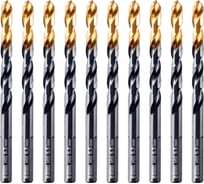 Сверло по металлу Golden Tip 6.5 мм, HSS-Tin, 10 шт, DIN 338 Denzel 717216