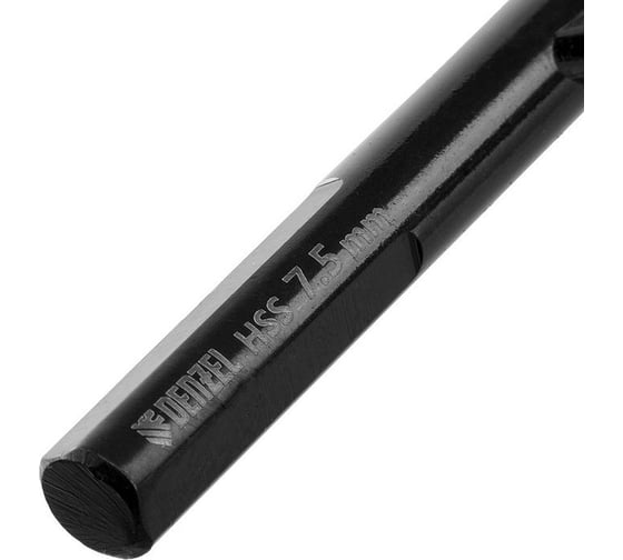 Сверло по металлу Golden Tip 7.5 мм, HSS-Tin, 8 шт, DIN 338 Denzel 717218