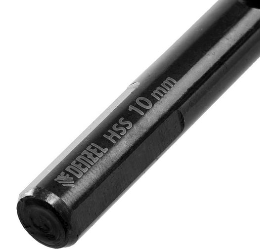 Сверло по металлу Golden Tip 10 мм, HSS-Tin, 8 шт, DIN 338 Denzel 717222