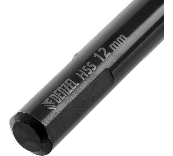 Сверло по металлу Golden Tip 12 мм, HSS-Tin, 6 шт, DIN 338 Denzel 717224
