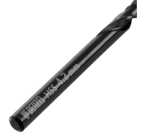Сверло по металлу Golden Tip 4.2 мм, HSS-Tin, 10 шт, DIN 338 Denzel 717210