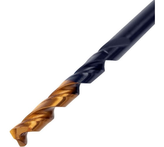 Сверло по металлу Golden Tip 3.5 мм, HSS-Tin, 10 шт, DIN 338 Denzel 717207