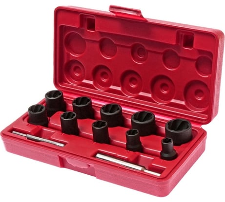 Набор головок для поврежденных болтов и гаек 8-21 мм, 12 предметов JTC 1- JTC-1321