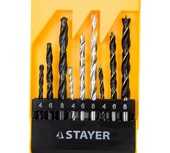 Набор сверл комбинированных STANDARD (9 предметов) Stayer 29720-H9
