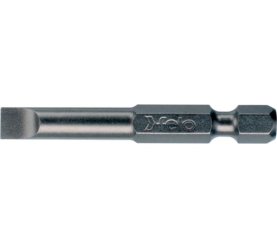 Бита Industrial плоская шлицевая SL 6.5x1.2, 50 мм, E6.3, 10 шт Felo 03061510