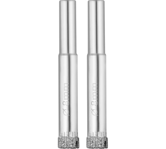 Коронка по стеклу 8 мм, 2 шт vertextools 333-08