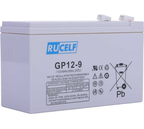 Аккумуляторная батарея GP 12-9 RUCELF КА-00008600