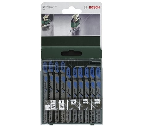 Пилки для лобзика (10 шт.) SET T-ХВ. DIY Bosch 2.609.256.745