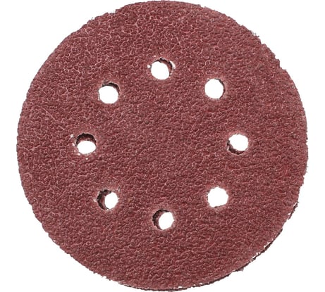 Круг абразивный шлифовальный под липучку с перфорацией 125 мм, Р24, 5 шт On 19-05-040