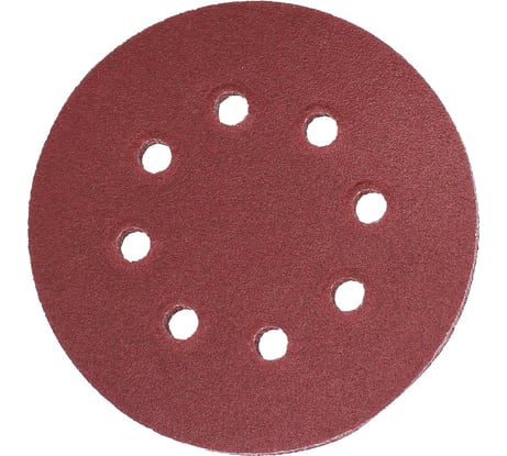 Круг абразивный шлифовальный под липучку с перфорацией 125 мм, Р150, 5 шт On 19-05-047