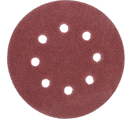 Круг абразивный шлифовальный под липучку с перфорацией 125 мм, Р40, 5 шт On 19-05-042