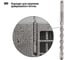 Бур по бетону TDM ELECTRIC 12×160×100 мм, SDS-Plus, 4 резца SQ1094-0209 4
