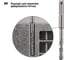 Бур по бетону TDM ELECTRIC 8×110×50 мм, SDS-Plus, 4 резца SQ1094-0204 4