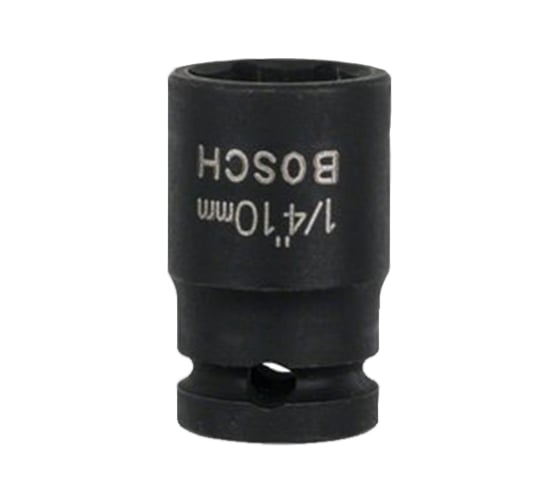 Головка торцевая шестигранная (10 мм; 1/4") Bosch 1608551006 1