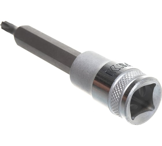 Торцовая удлиненная бита-головка TORX Т27, 1/2" Kraftool INDUSTRIE QUALITAT 27906-27_z*01