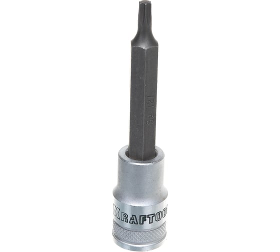 Торцовая удлиненная бита-головка TORX Т27, 1/2" Kraftool INDUSTRIE QUALITAT 27906-27_z*01