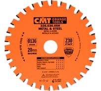 Диск пильный по металлу (136.5x20x1.5/1.2 мм; Z30; TCG) CMT 226.030.05H
