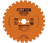 Диск пильный по металлу (160x20x2/1.6 мм; Z30; TCG) CMT 226.030.06H