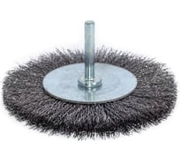 Щетка дисковая с хвостовиком волнистая 63 мм, STEEL 0.2 мм ПрофТим HA6309-ST-02